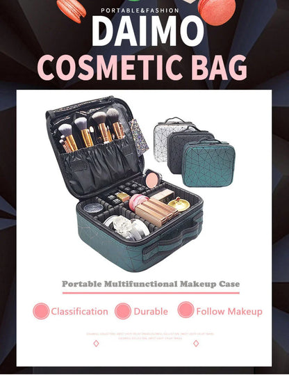 2023 New Professional Makeup Organizer Travel Beauty Cosmetic Case For Make Up Bolso Mujer Storage Bag Nail Tool Box Suitcases