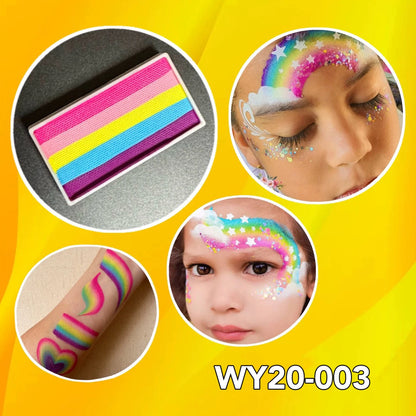 High Quality 20g 30g Splitcake Face Paint Body Art Painting Makeup Rainbow Split Cake Face Cosplay Holiday Make up