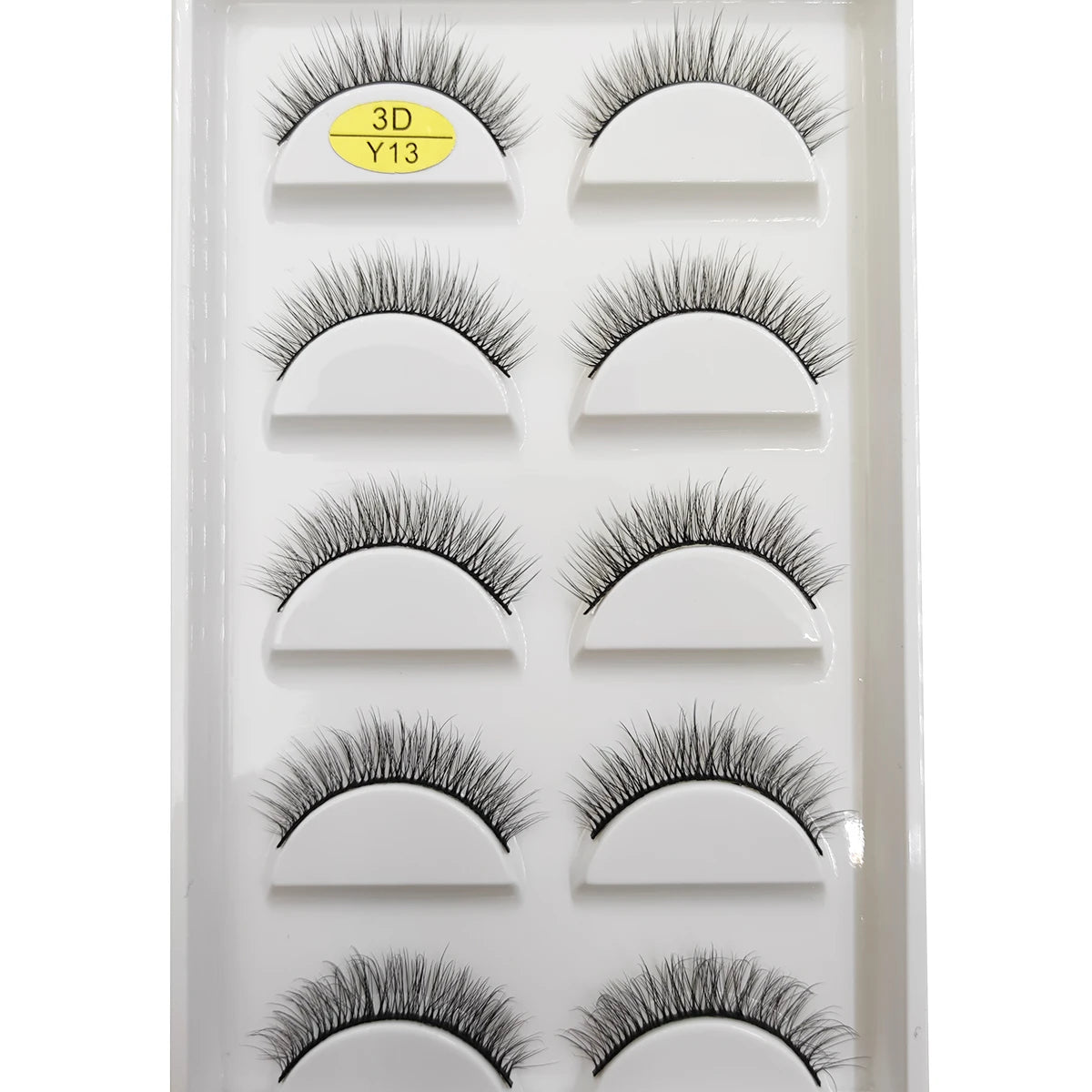 Natural 3D Mink False Eyelashes, Soft Wispy, Fluffy Eye Faux Lashes, Make Up Eyelash, Beauty Cat Cilios, 5 Pairs, 15 Styles