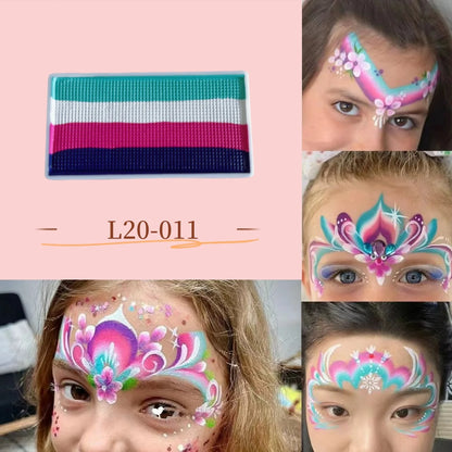 High Quality 20g 30g Splitcake Face Paint Body Art Painting Makeup Rainbow Split Cake Face Cosplay Holiday Make up