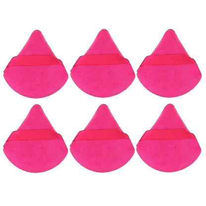 Triangle Powder Puff Soft Makeup Sponge for Face Make Up Eyes Contouring Shadow Cosmetic Washable Mini Velvet Foundation Puff