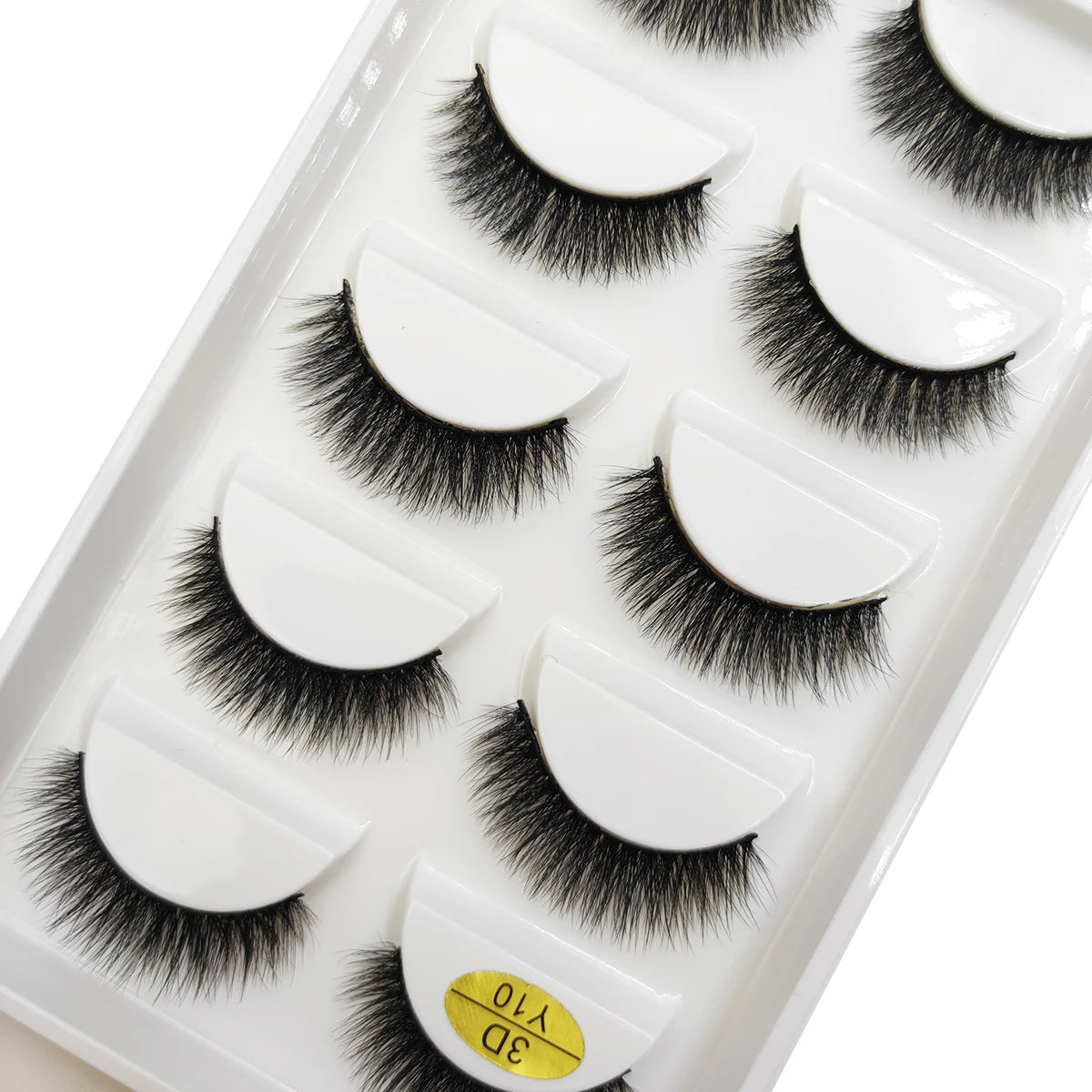 Natural 3D Mink False Eyelashes, Soft Wispy, Fluffy Eye Faux Lashes, Make Up Eyelash, Beauty Cat Cilios, 5 Pairs, 15 Styles