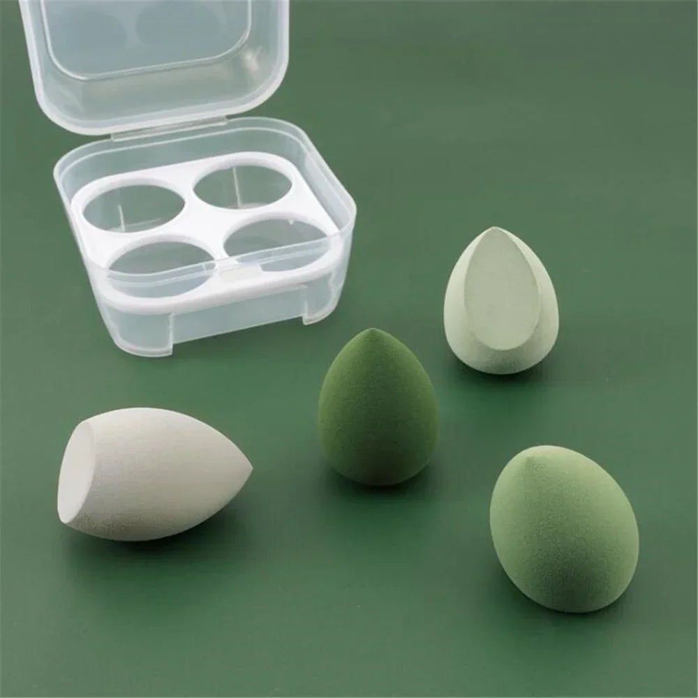 4pcs/set Makeup Sponge Blender Beauty Egg Cosmetic Puff Foundation Sponges Powder Puffs Women Make Up Accessories