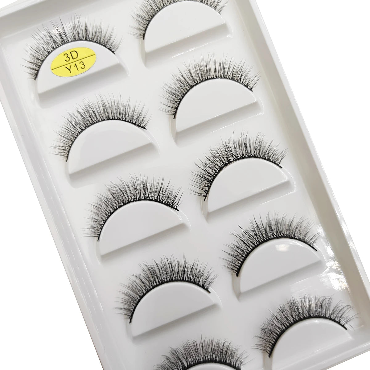 Natural 3D Mink False Eyelashes, Soft Wispy, Fluffy Eye Faux Lashes, Make Up Eyelash, Beauty Cat Cilios, 5 Pairs, 15 Styles