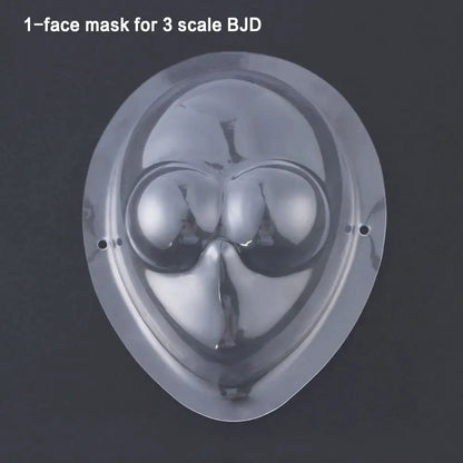 1/4 1/3 1/6  Head Cover Doll Face Make Up Protection Mask Bag Transparent Mask Acrylic for baby Azone Dollfie SD DD BJD