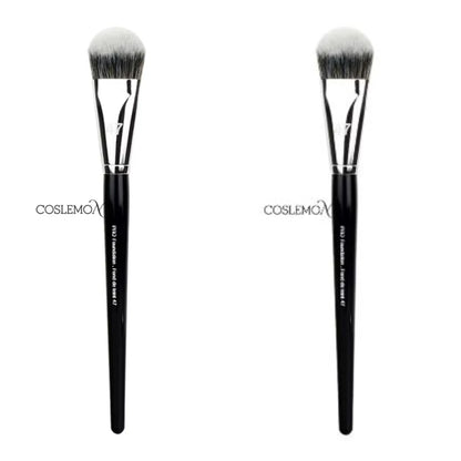 1/2pcs Foundation Makeup Brushes Cream with Cover Synthetic Hair Face Contour Concealer Powder Soft Fiber Wool Make Up Cosmetic