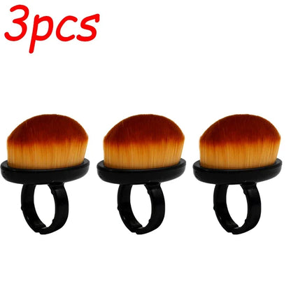 1-9pcs Ring-shaped Brush for Nail Dust Cleaning Professional Nail Dust Brush Buckle Brush Oval Gel Make Up Tool Manicure Brushes