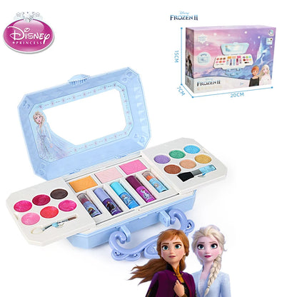 Disney girls Snow White princess elsa real Cosmetics Make up set Beauty makeup box With original box kids birthday gift