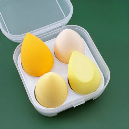 4pcs/set Makeup Sponge Blender Beauty Egg Cosmetic Puff Foundation Sponges Powder Puffs Women Make Up Accessories